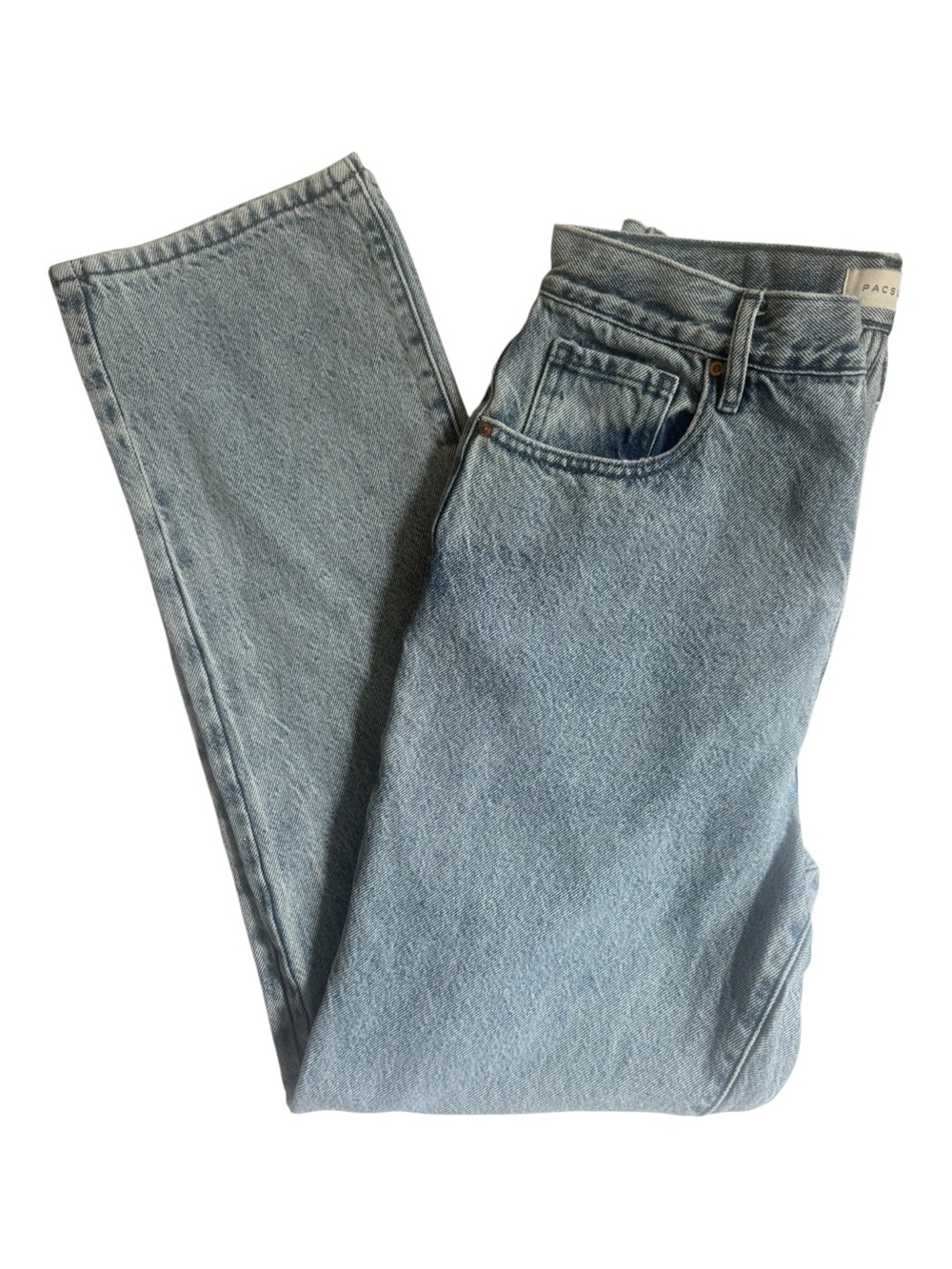 PacSun Eco Light Wash "Dad Jean" Straight Leg Denim - Size 28 |‎ like new!